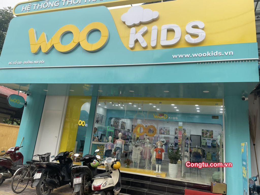 Lắp đặt cổng từ an ninh tận nơi cho Woo Kids Sóc Sơn